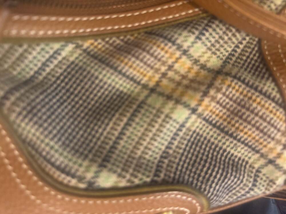 Rafe New York Plaid Wool and Leather Hobo Bag with Tassels - Picture 9 of 9